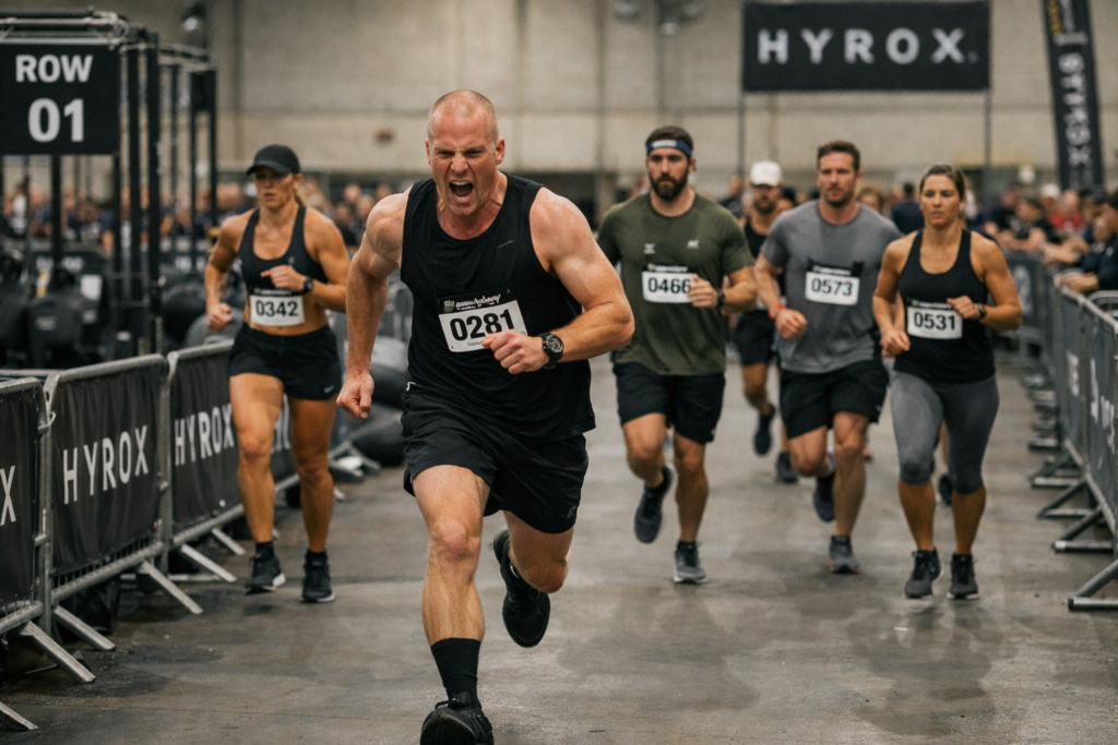 Poor pacing reducing hyrox fitness performance during a HYROX race