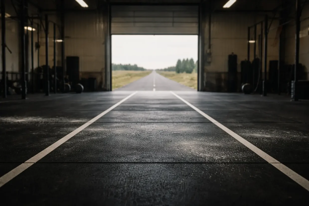 How hard is HYROX compared to marathon endurance concept image