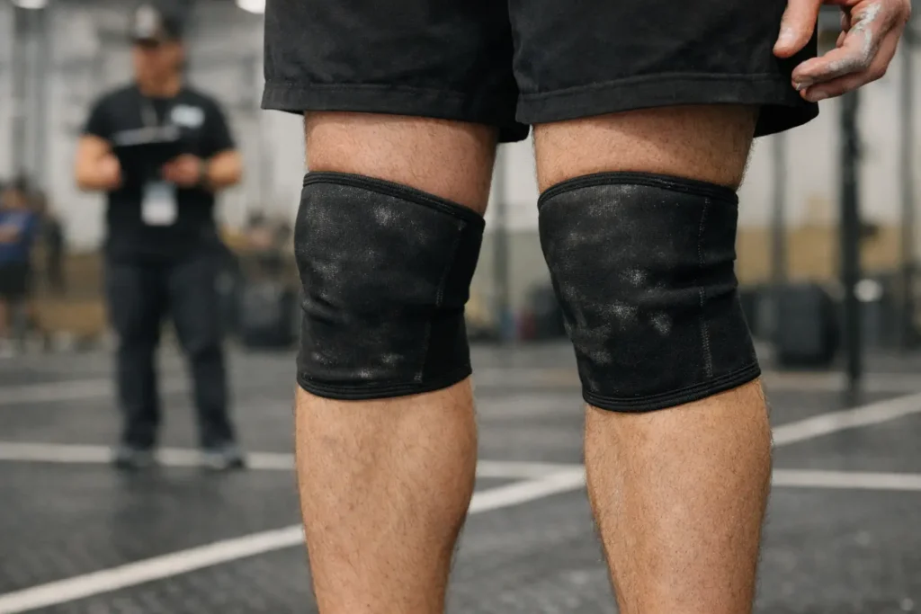are knee sleeves allowed in HYROX race day rules