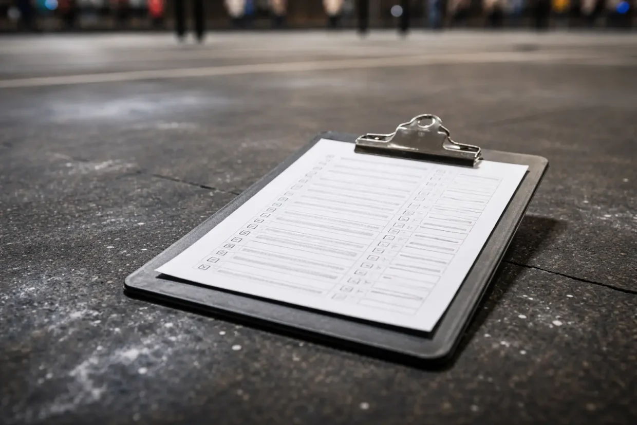 hyrox rules penalties judge checklist