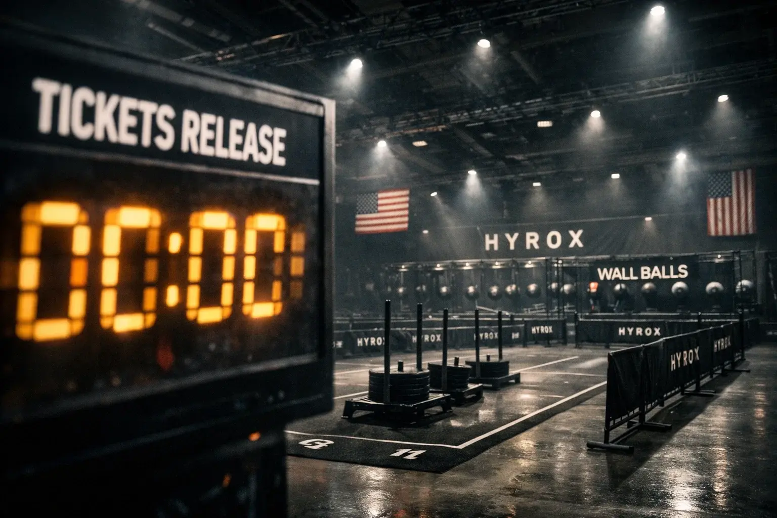 when do HYROX tickets go on sale in the US ticket release scene