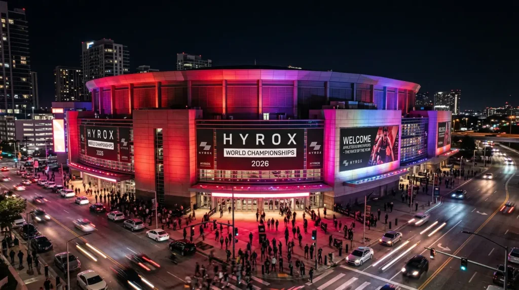 HYROX World Championships 2026 at Strawberry Arena Stockholm for event 

