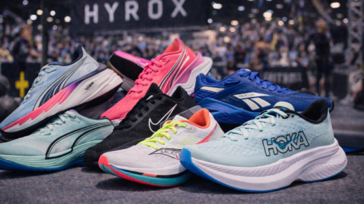 Best shoes for HYROX 2026 — PUMA, Nike, Saucony, Reebok and HOKA lined up at a HYROX event