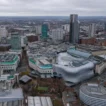 Birmingham city centre skyline with Bullring — host city of HYROX Birmingham 2026 at the NEC