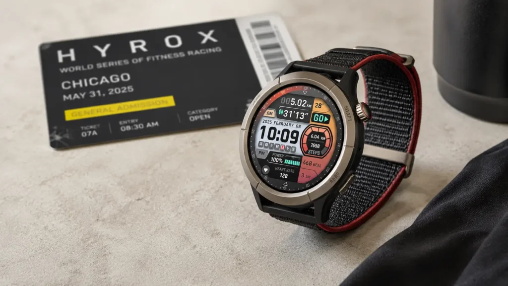 Amazfit Cheetah Pro — best overall watch for HYROX with native race mode