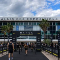 HYROX Nice 2026 entrance at the Palais des Expositions on the French Riviera