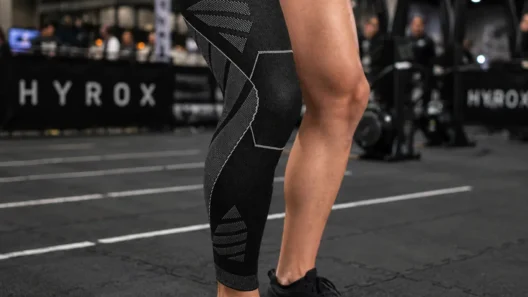 compression leg sleeve for HYROX training