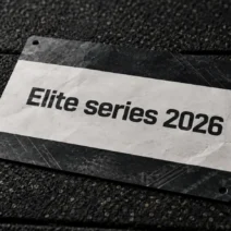 HYROX race bib representing the new Elite Series 2026 qualification system