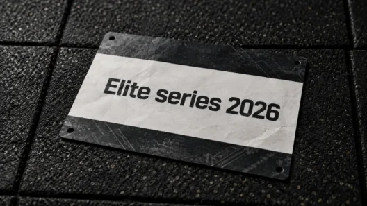 HYROX race bib representing the new Elite Series 2026 qualification system