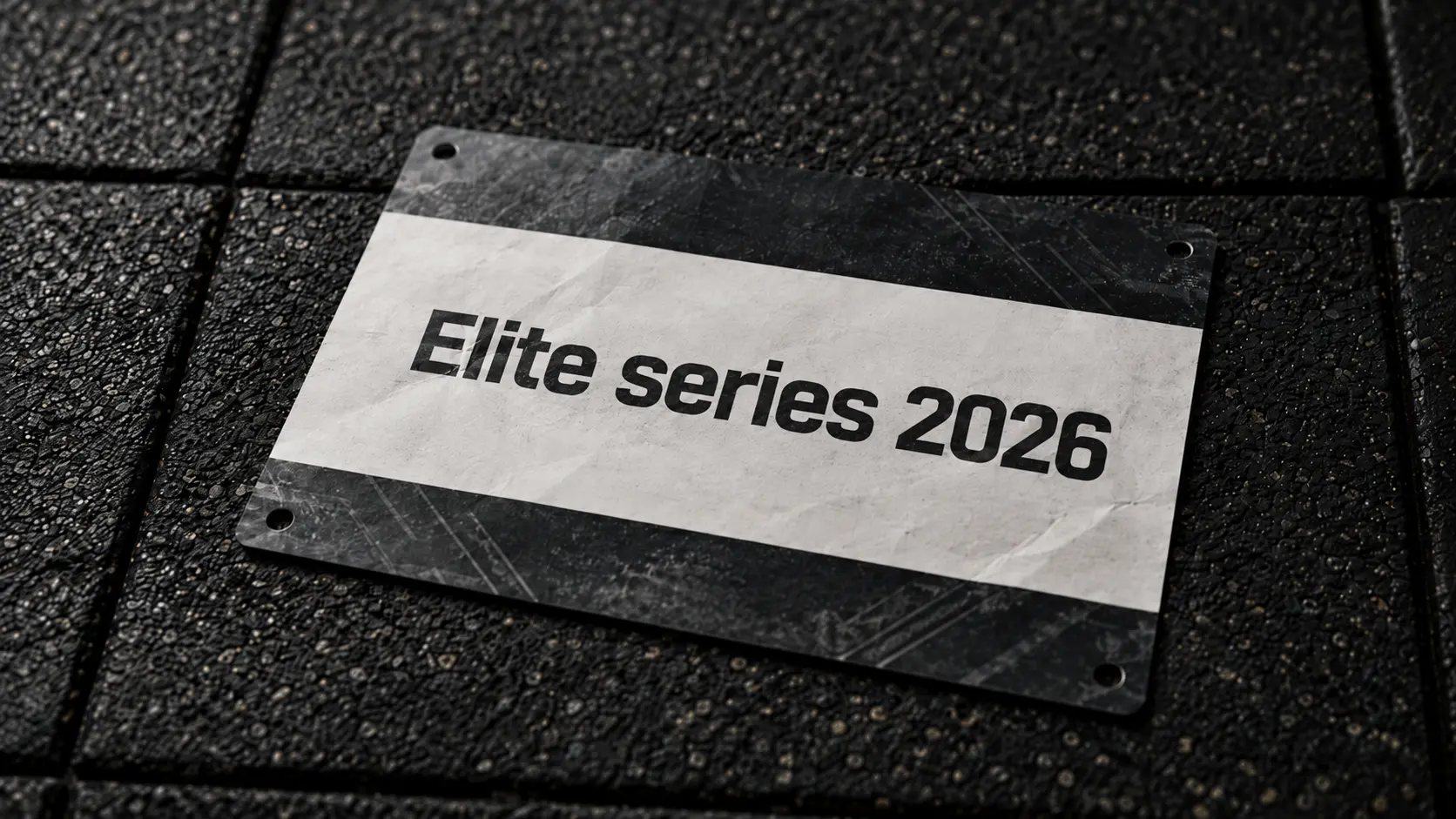 HYROX race bib representing the new Elite Series 2026 qualification system