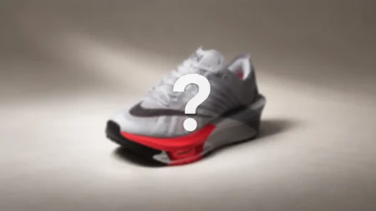 Nike Hybrid shoes for HYROX shown with a question mark, teasing the new release