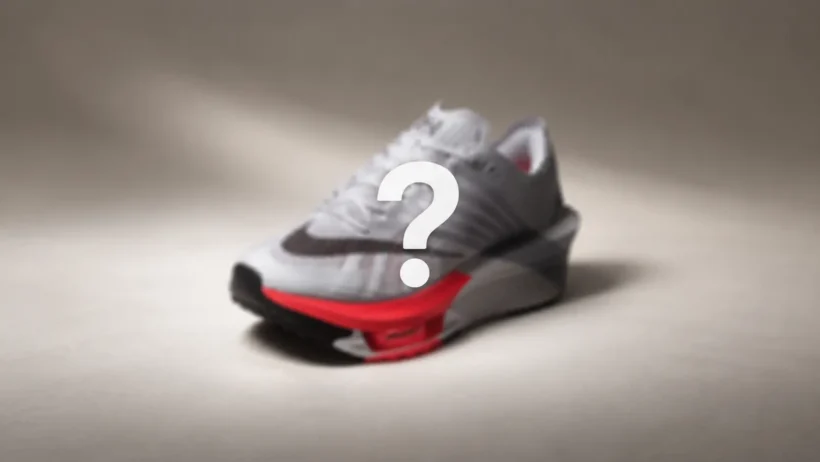 Nike Hybrid shoes for HYROX shown with a question mark, teasing the new release