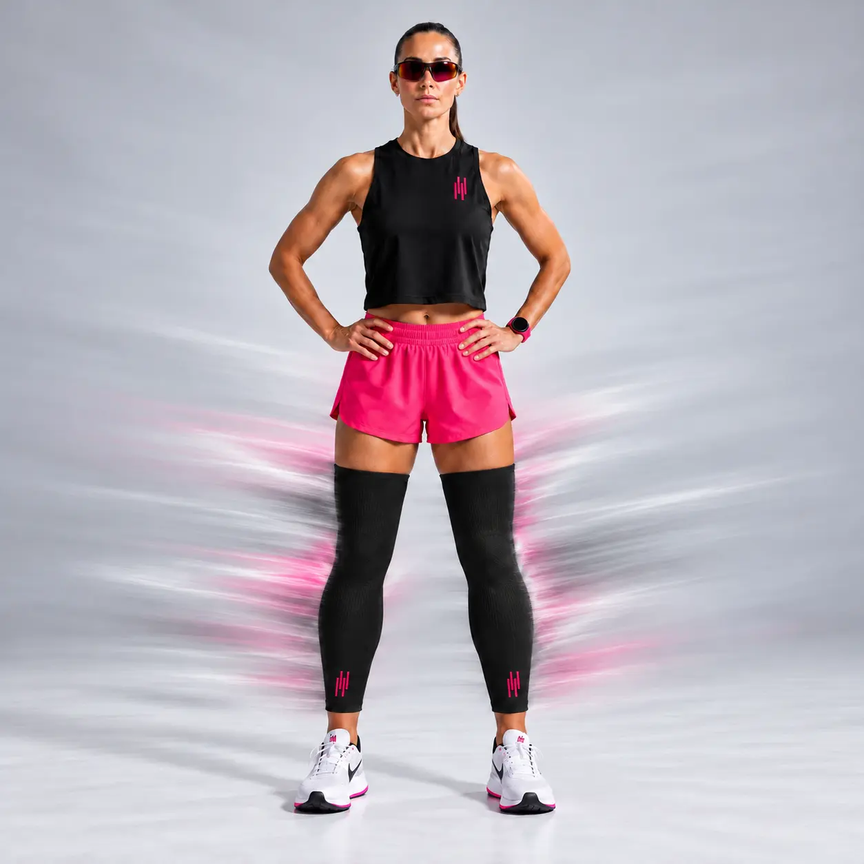 MAXHOV compression knee sleeves for HYROX injury prevention and running